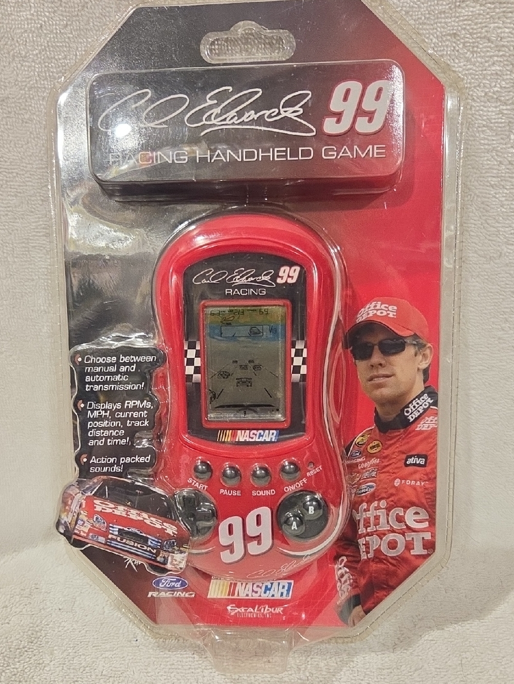 CARL EDWARDS 99 NASCAR HANDHELD GAME